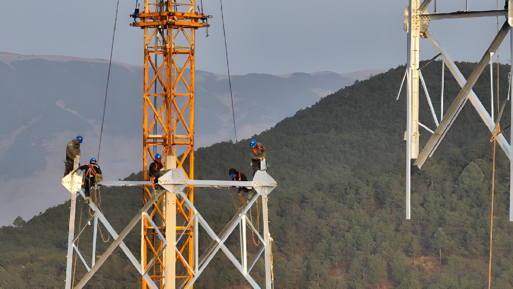 四川電力月城Ⅱ500千伏輸變電工程N(yùn)2017號(hào)鐵塔