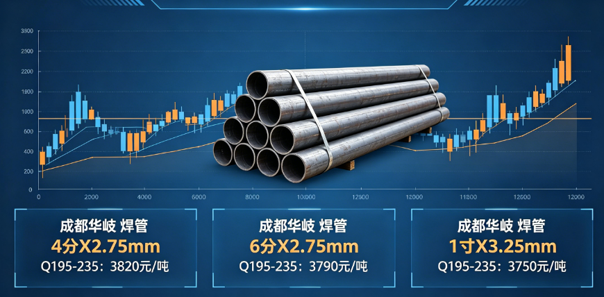 5月12日成都市場焊管價格行情