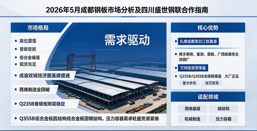 成都鋼板批發(fā) Q235B/Q355B 現(xiàn)貨 量大價(jià)優(yōu)當(dāng)日發(fā)貨｜2026 年 5 月行情走勢(shì)與價(jià)格預(yù)測(cè)